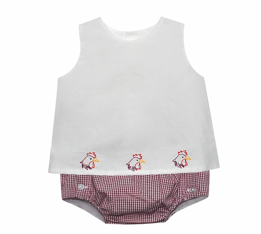 Garnet and Black Diaper Set