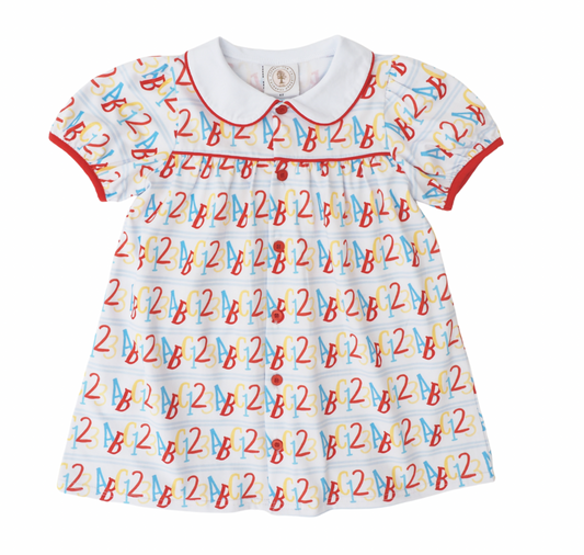 PRE-ORDER Paisley Proper Dress- ABC 123