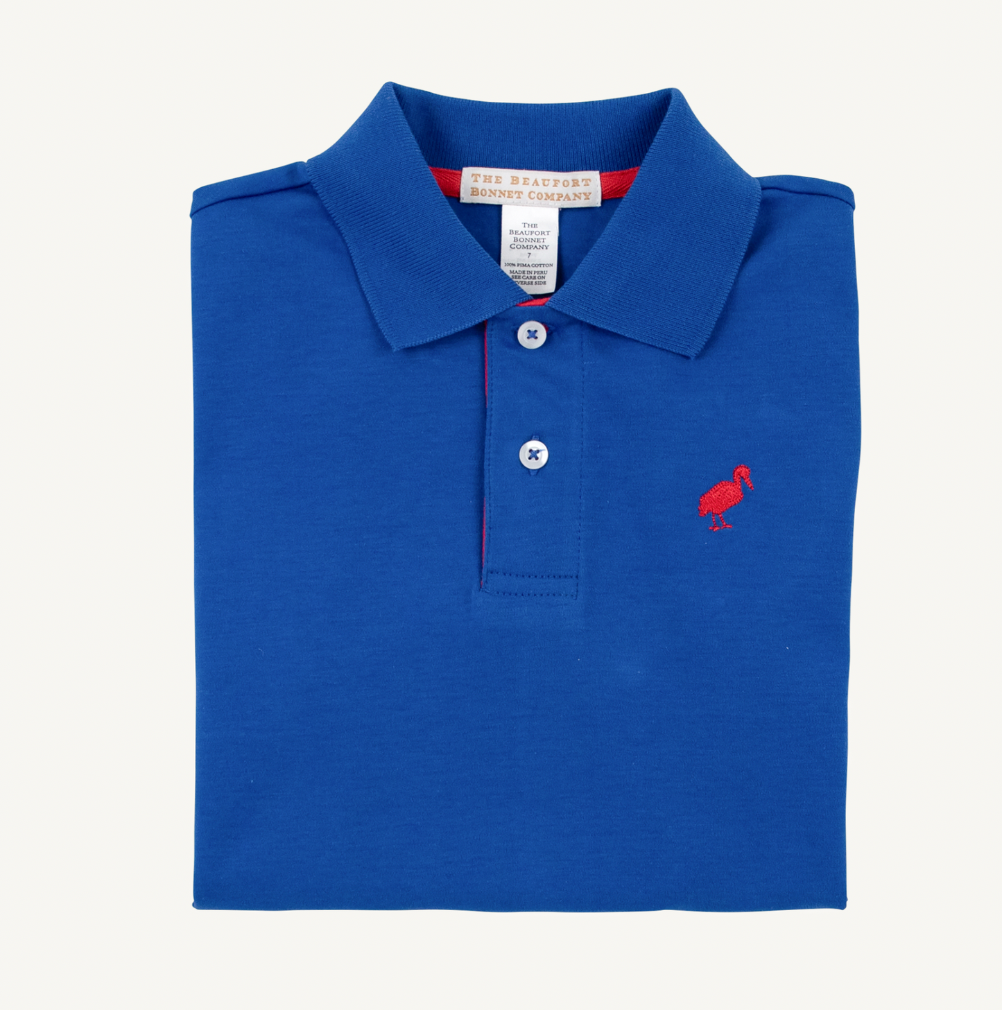 Prim and Proper Polo- Rockefeller Royal/Richmond Red