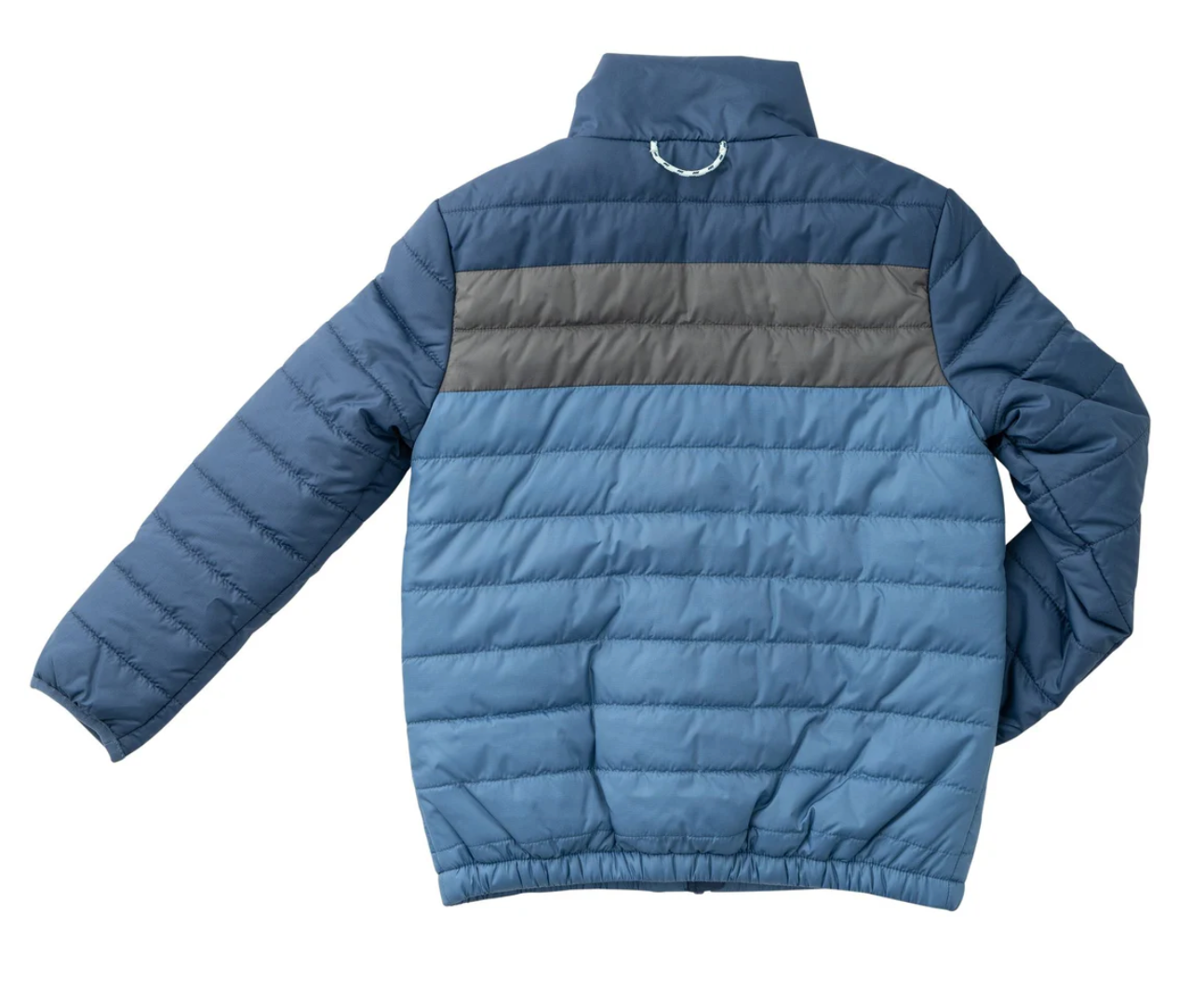 *PRE-ORDER* Puffer Jacket - Dark Denim Colorblock