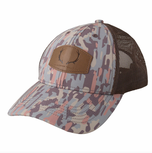 *PRE-ORDER* Trucker Hat- Neutral Stay in the Lines Camo