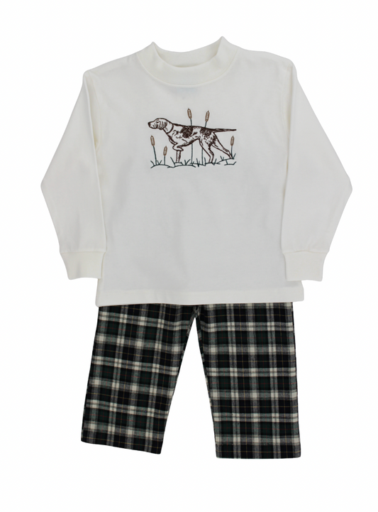 Boy's Pant Set- Bird Dog