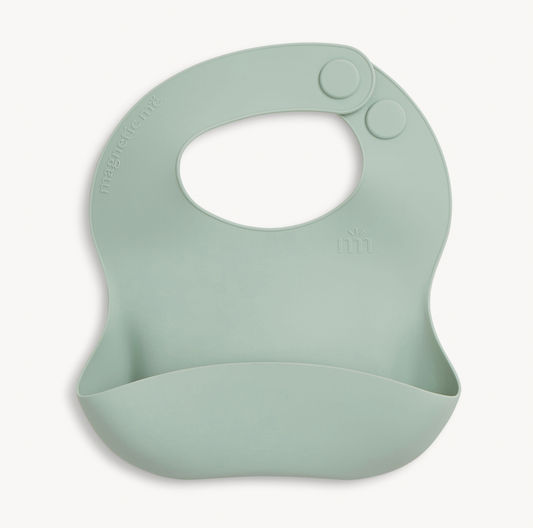 Silicone Bib- Sage
