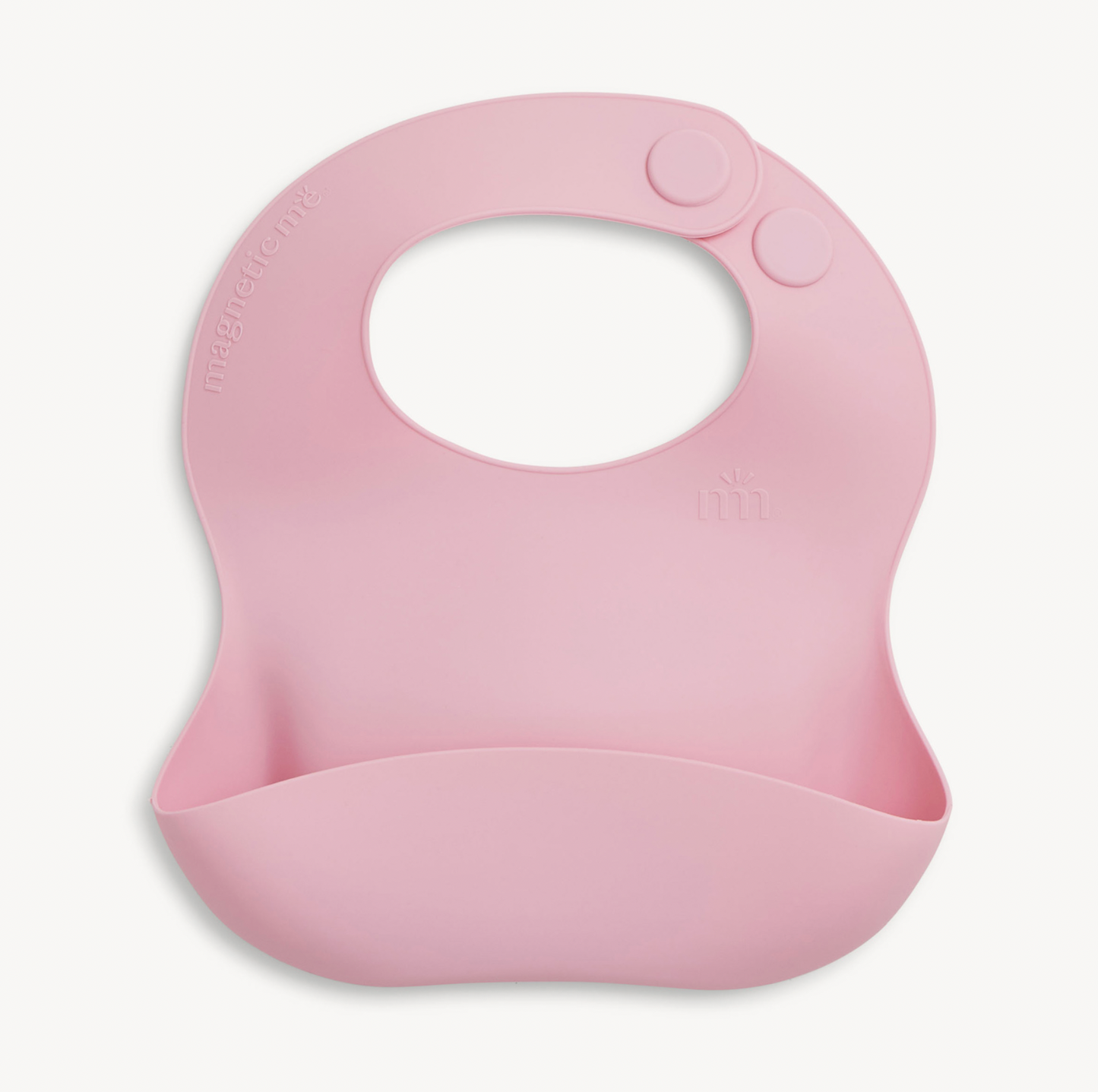 Silicone Bib- Nursery Pink