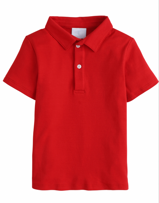 *PRE-ORDER* Short Sleeve Polo- Red