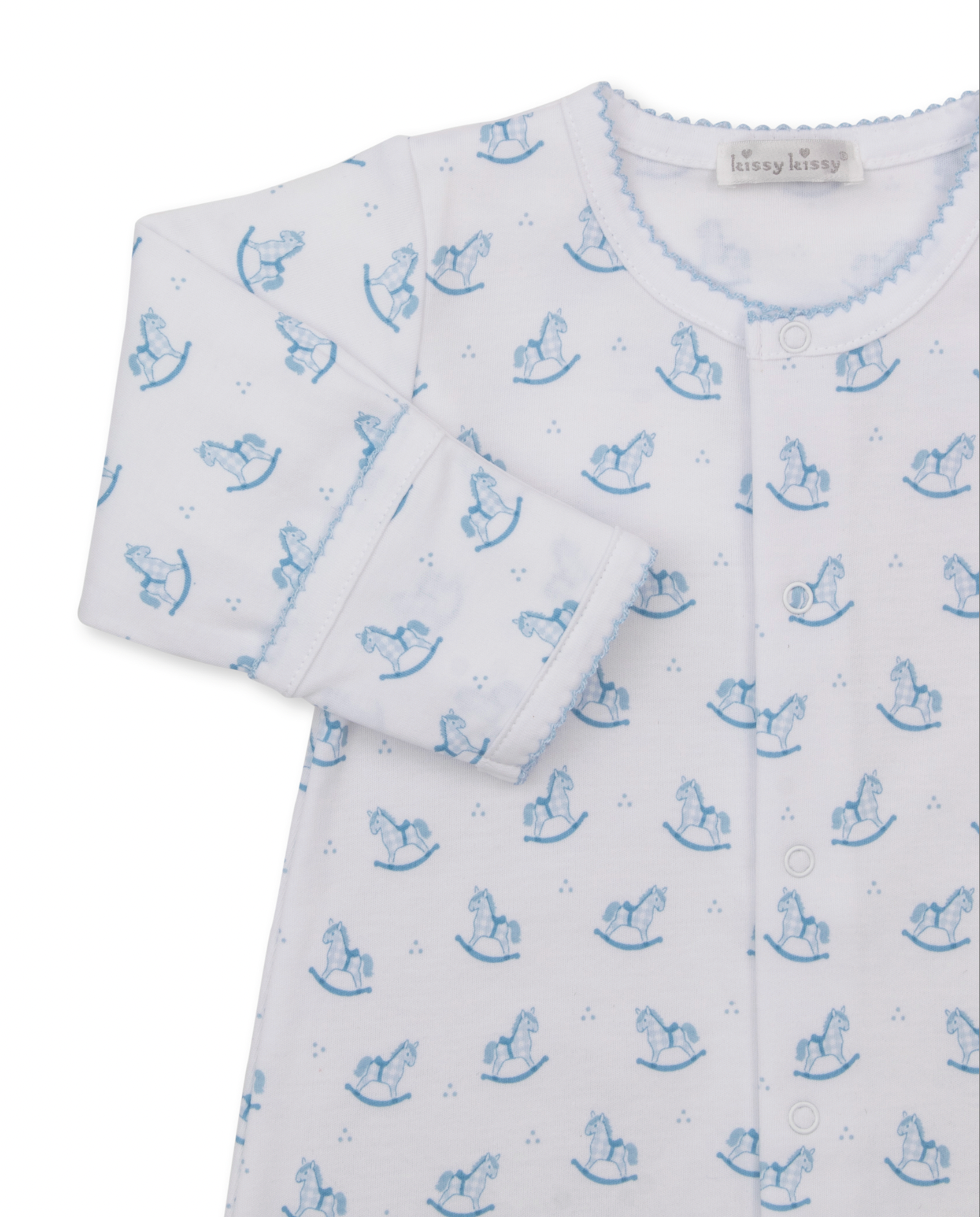Converter Gown- Blue Gingham Rockers