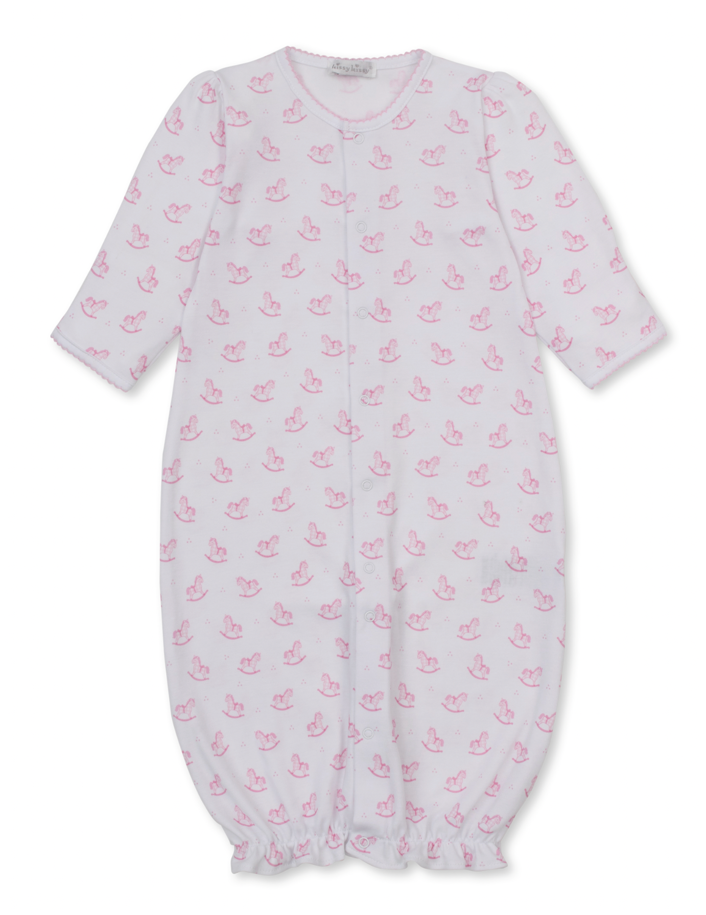 Converter Gown- Pink Gingham Rockers
