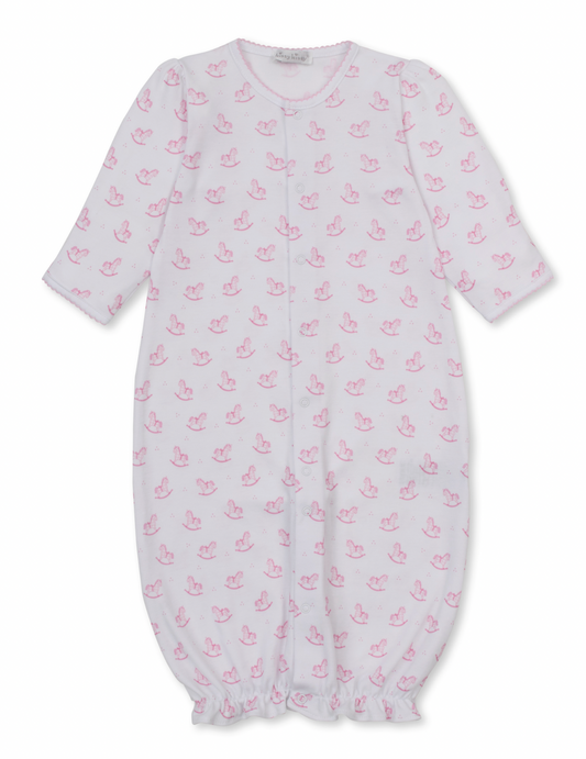 Converter Gown- Pink Gingham Rockers
