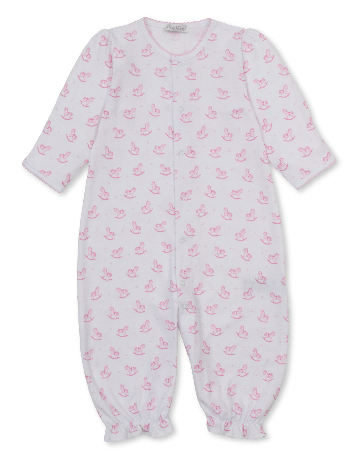 Converter Gown- Pink Gingham Rockers