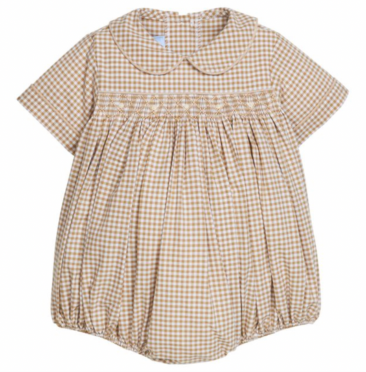 Barrington Bubble- Khaki Gingham
