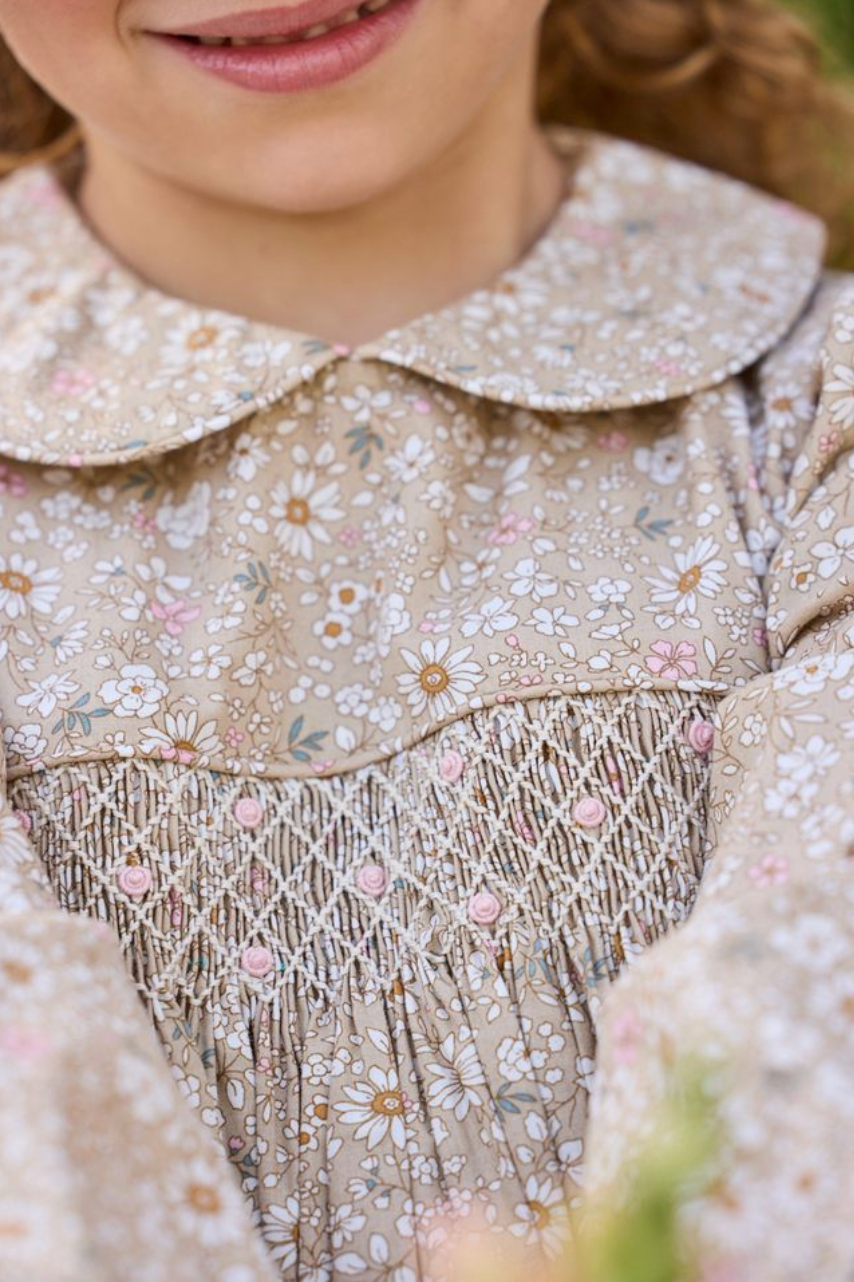 *PRE-ORDER* Smocked Charlotte Dress- Camden Floral