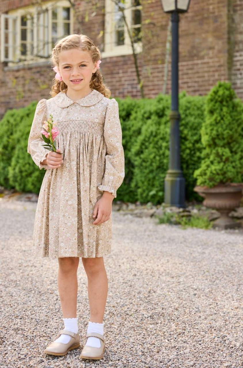 *PRE-ORDER* Smocked Charlotte Dress- Camden Floral