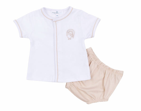 Harvest Blessings Diaper Cover Set- Ivory