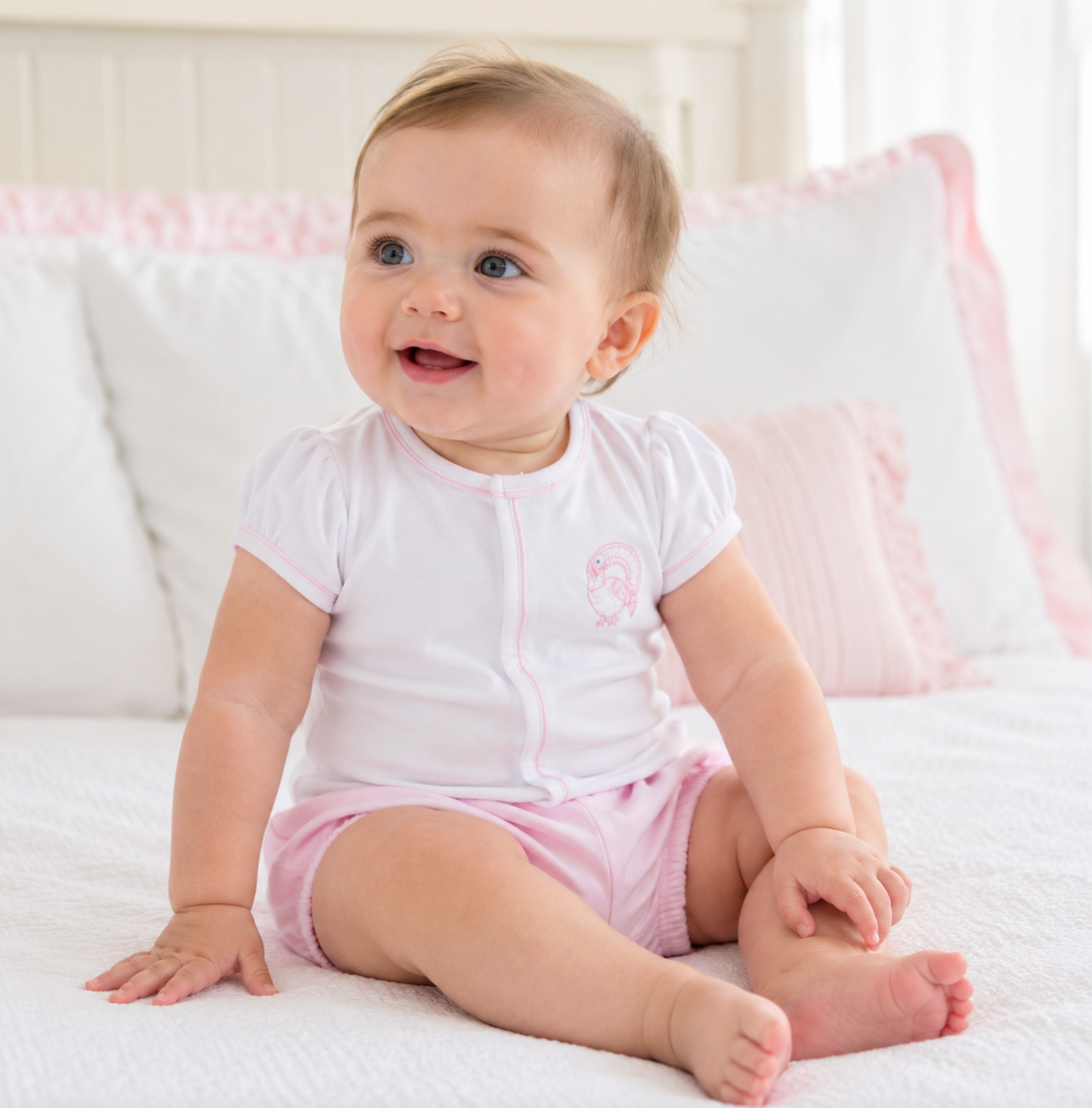 Harvest Blessing Diaper Cover Set- Pink