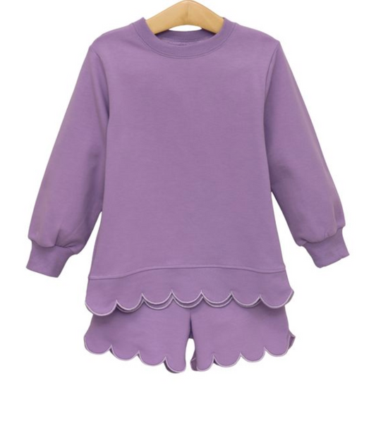 *PRE-ORDER* Sophia Scalloped Set- Lavender