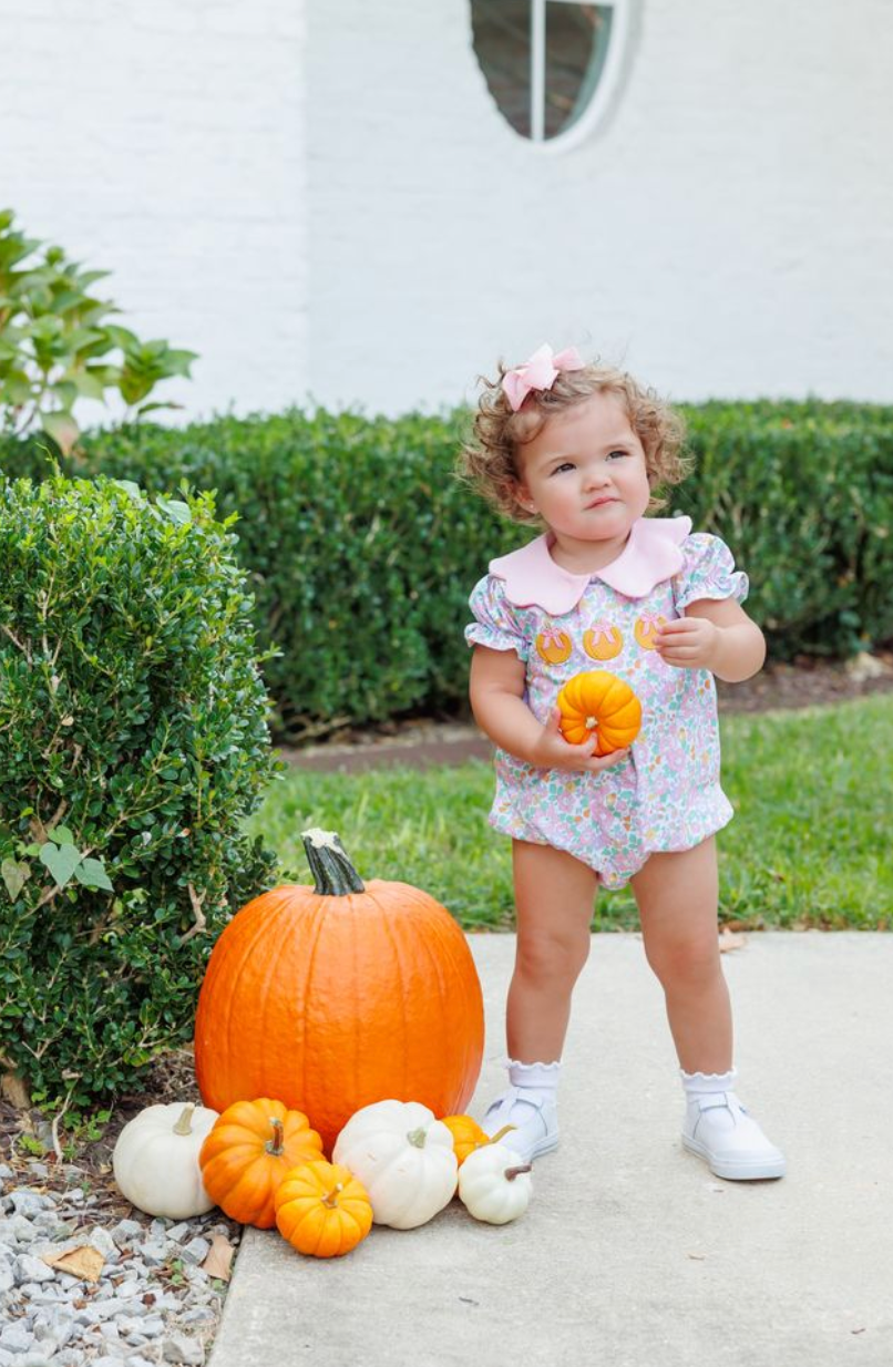 Pumpkin Floral Bubble