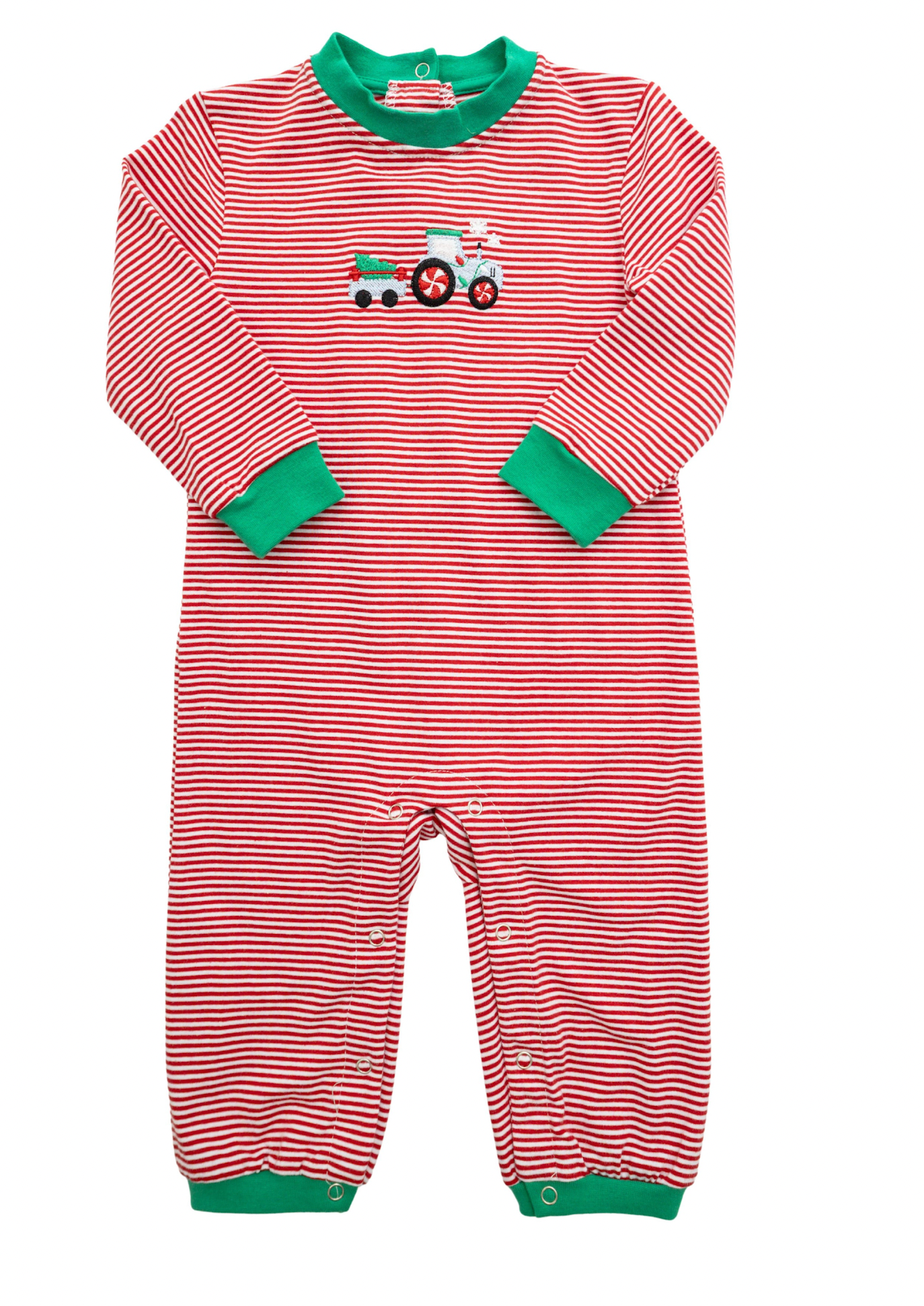 Christmas Tractor Romper