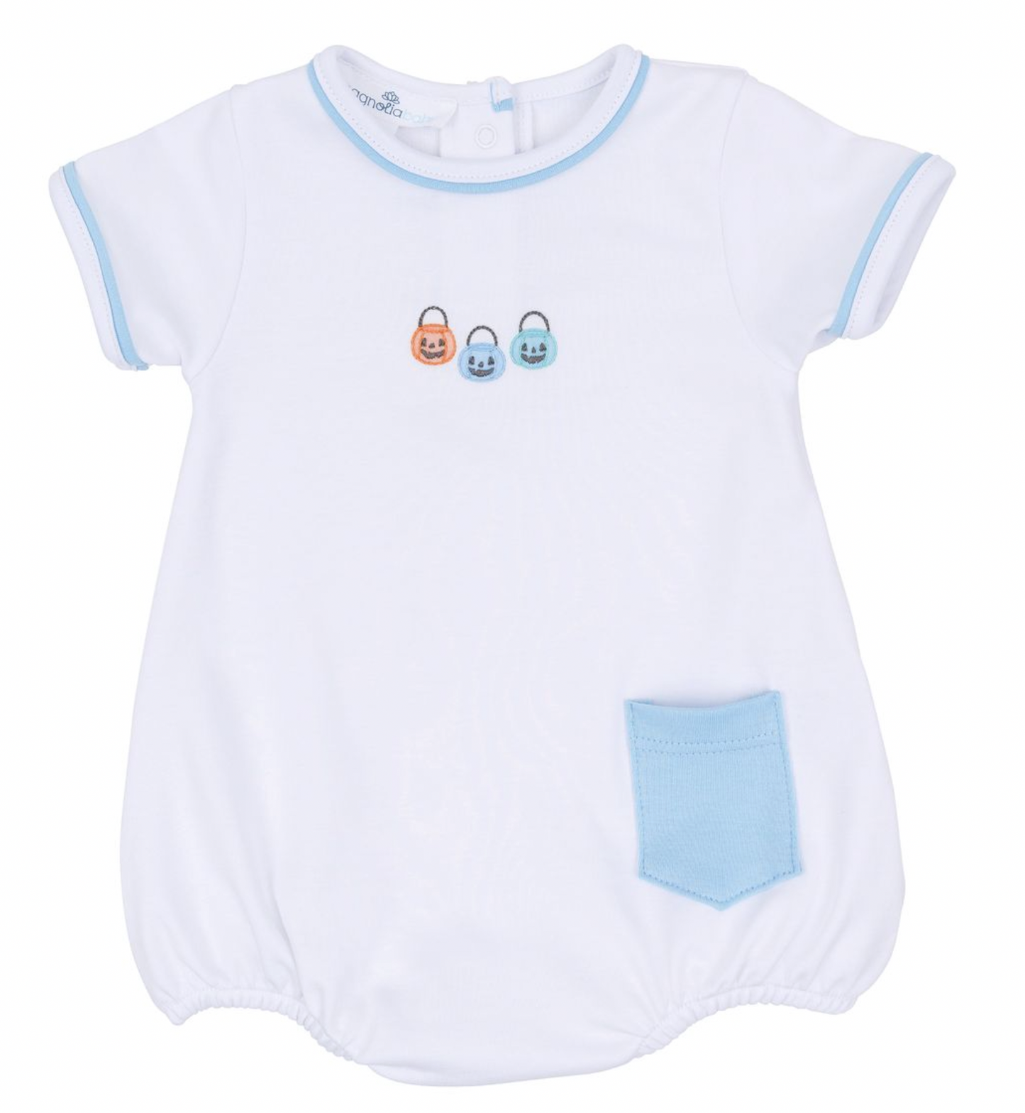 Pumpkin Party Bubble- Light Blue