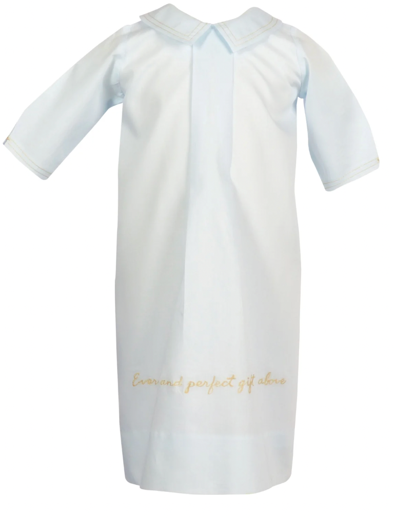 Genesis Daygown and Diaper Cover- Blue