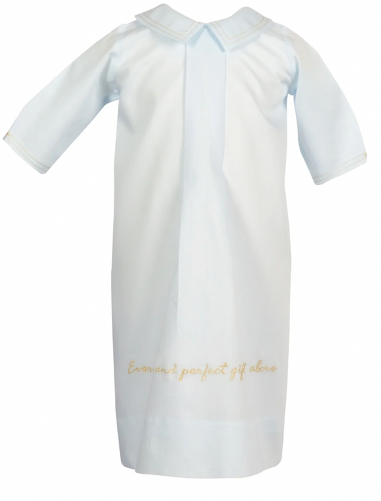 Genesis Daygown and Diaper Cover- Blue