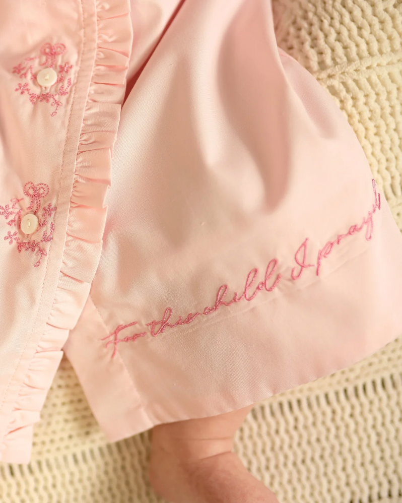 For this Child I have Prayed Daygown- Pink