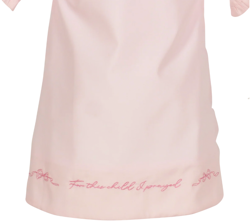 For this Child I have Prayed Daygown- Pink