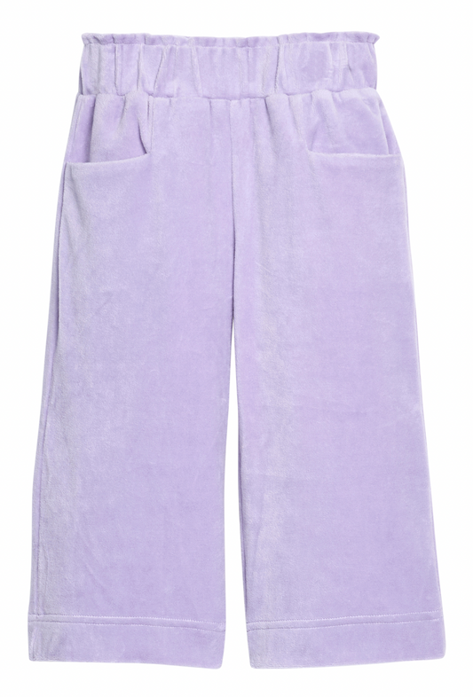 Palazzo Pants- Lavender Velour