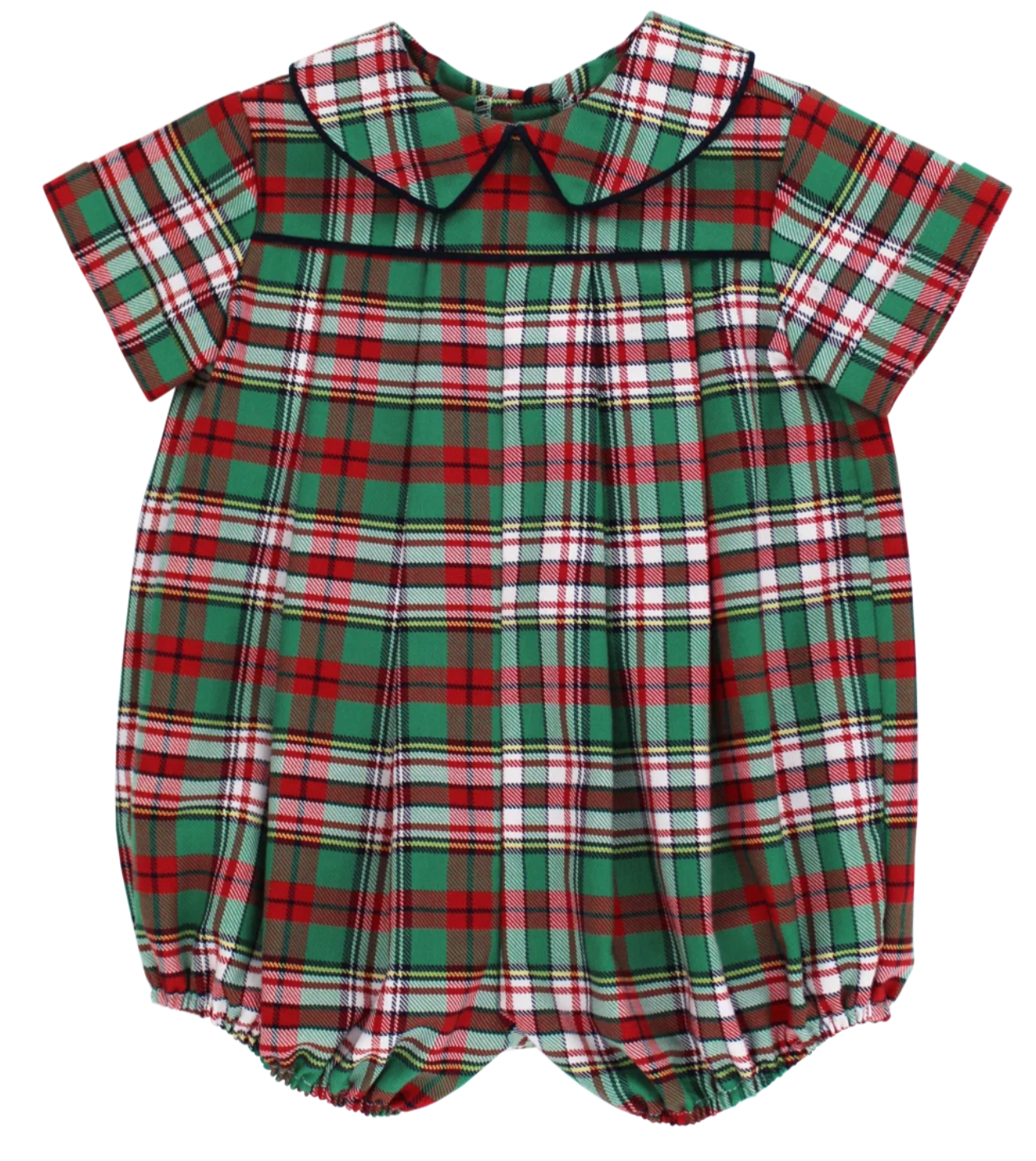 Dressy Bubble Short- Christmas Plaid