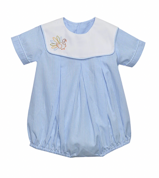 Blue Reese Boy Bubble- Turkey