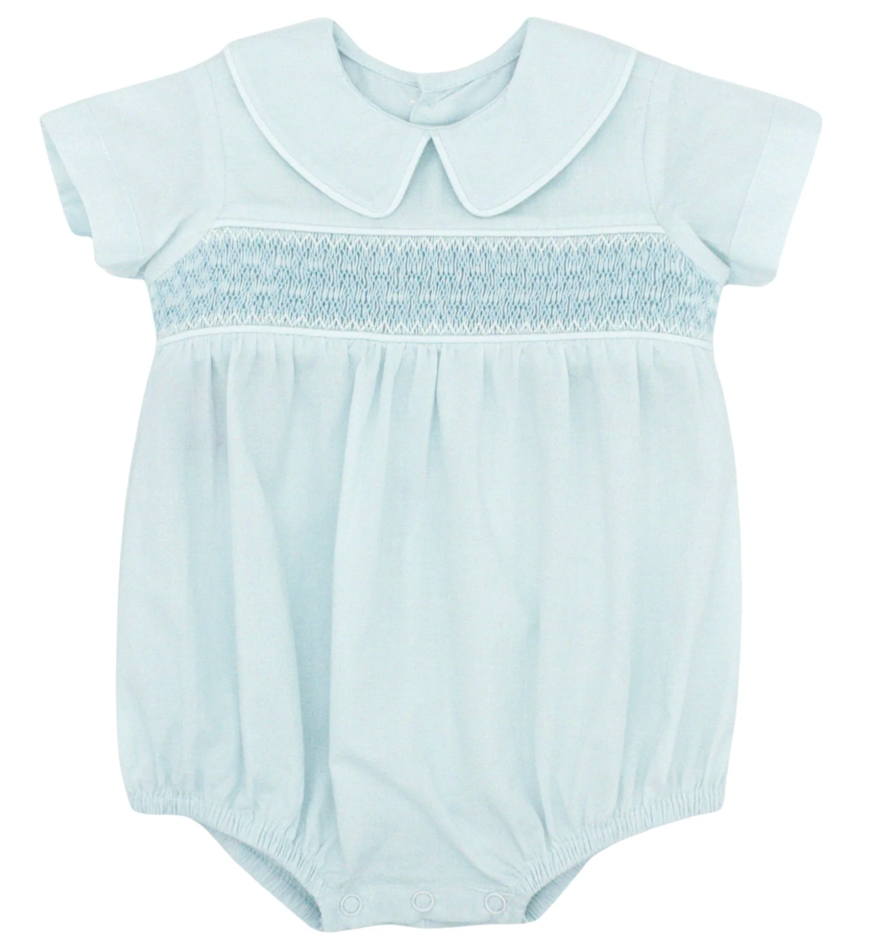 Blue Asher Boy Bubble- Sweet Pea Puff