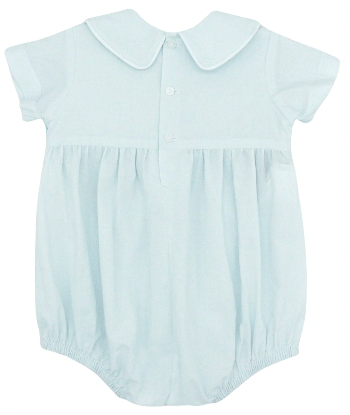 Blue Asher Boy Bubble- Sweet Pea Puff
