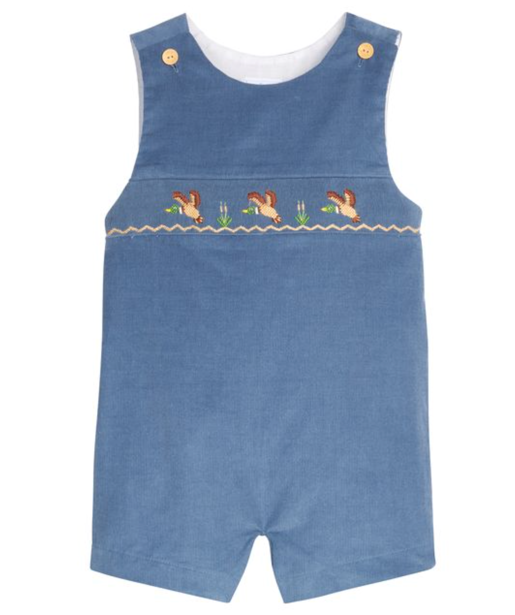 *PRE-ORDER* Smocked Vintage John John- Flying Mallard