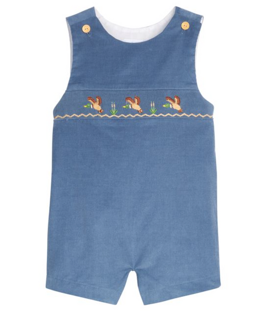 *PRE-ORDER* Smocked Vintage John John- Flying Mallard