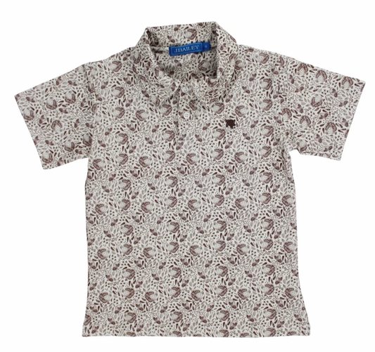 SS Performance Polo- Turkey Print
