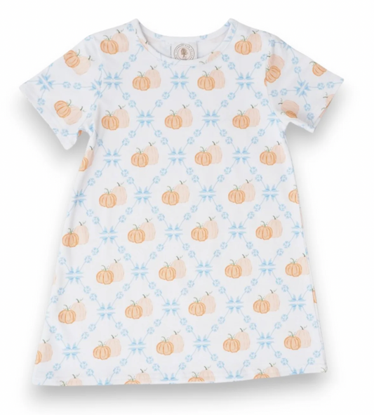 Susie Swing Dress- Pumpkin Row