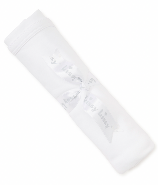Kissy Basic Blanket- White/White