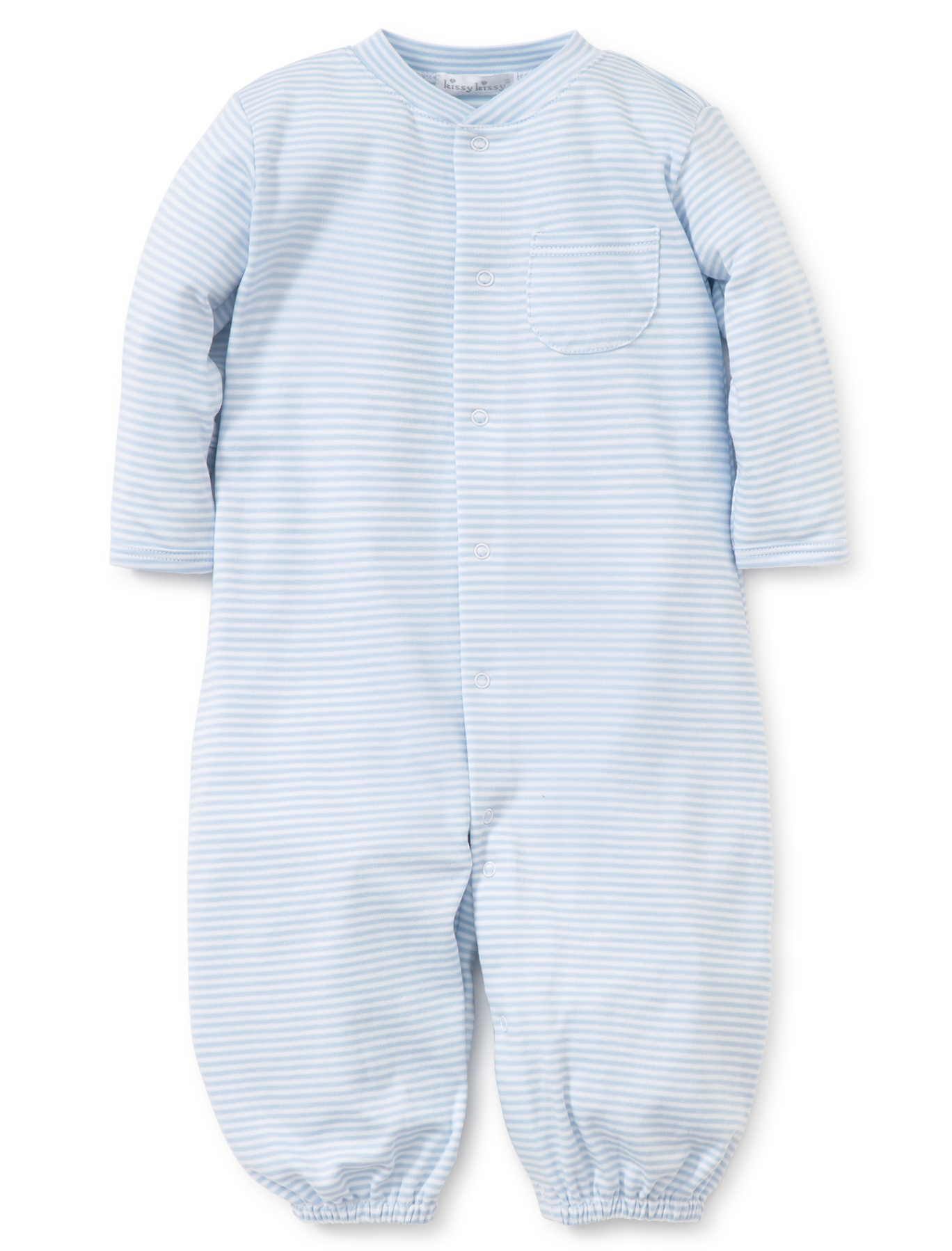 Converter Gown- Light Blue Stripes