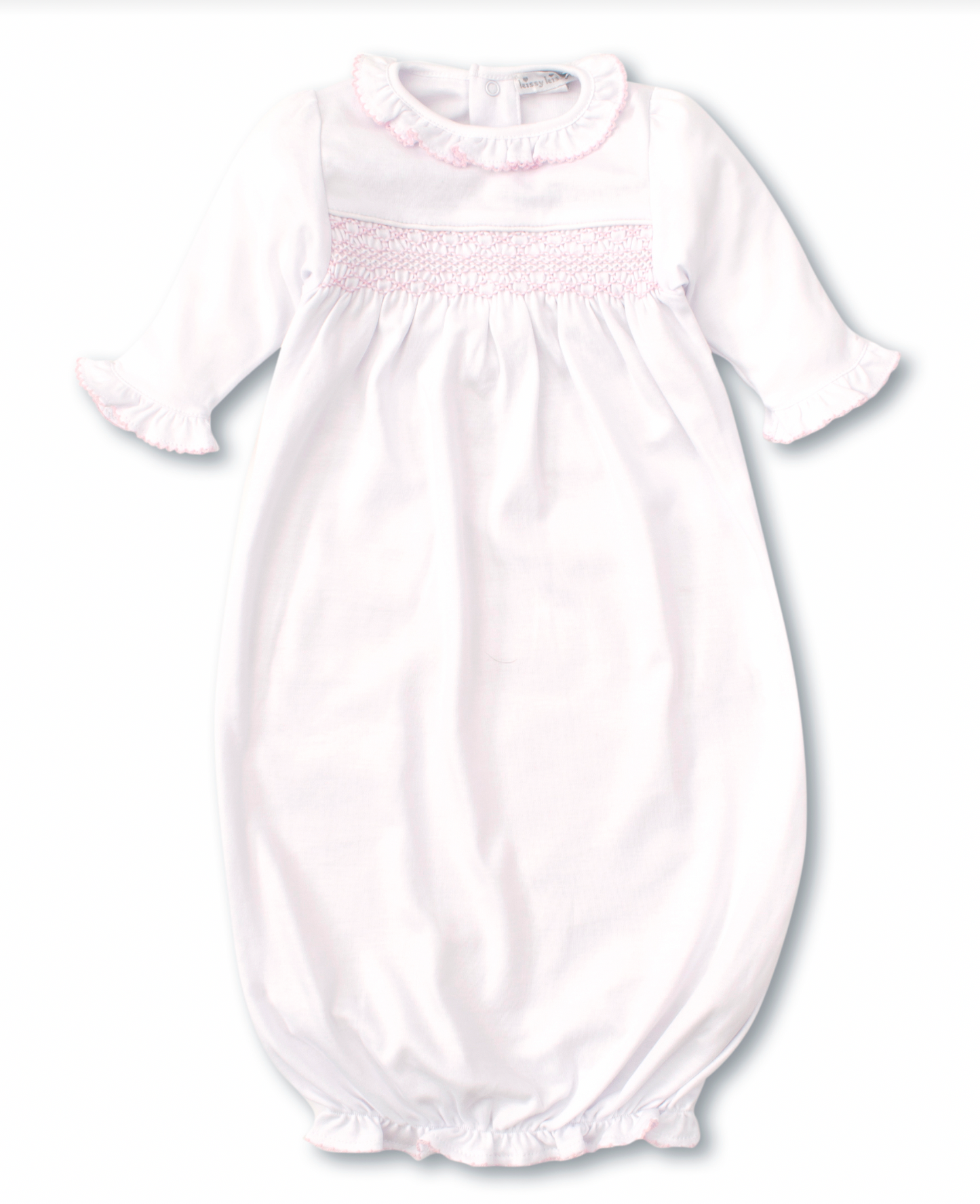 Hand Smocked Sack- Pink
