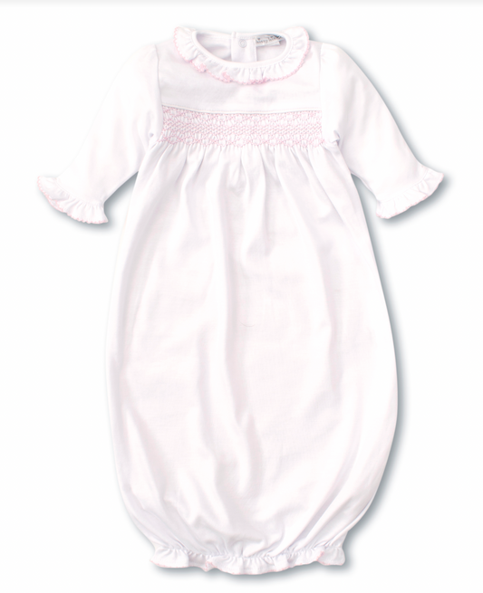 Hand Smocked Sack- Pink