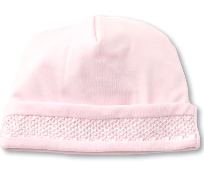 Hand Smocked CLB Charmed Pink Hat