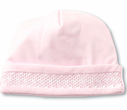 Hand Smocked CLB Charmed Pink Hat