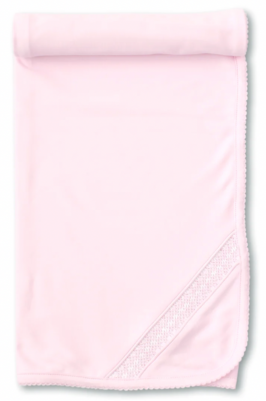Hand Smocked CLB Charmed Pink Blanket