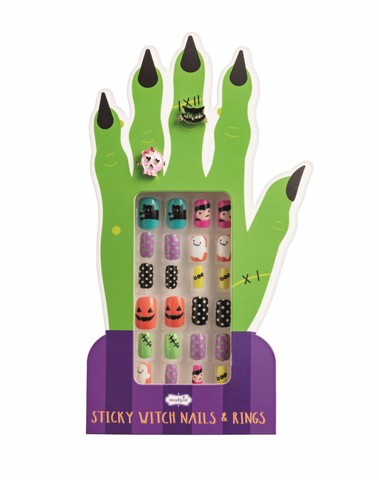 Purple Halloween Nail Set