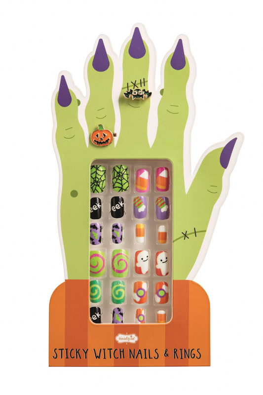Orange Halloween Nail Set
