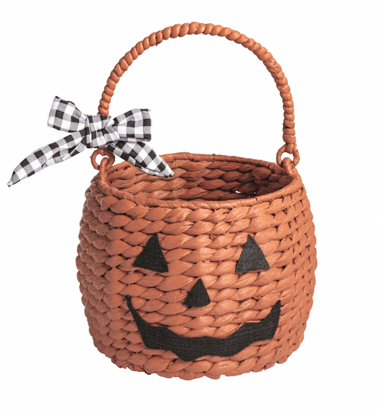 Pumpkin Treat Basket- Orange