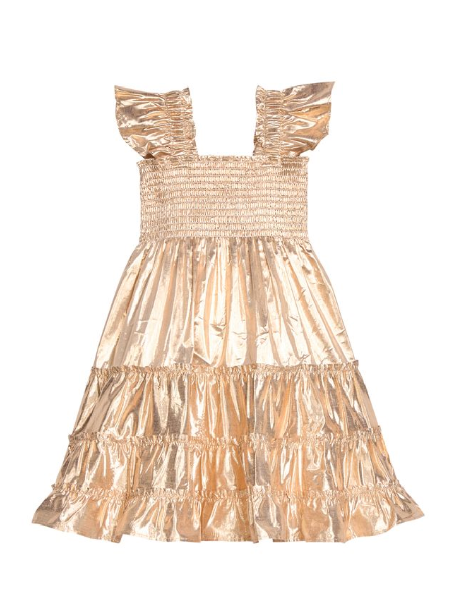 *PRE-ORDER* Twirl Dress- Gilt