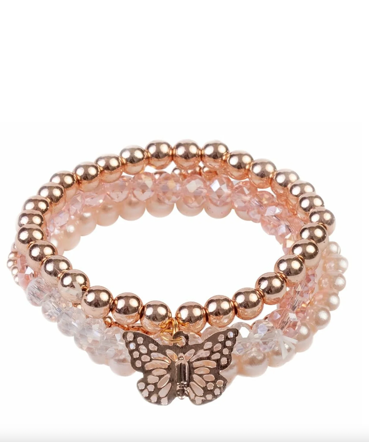 Blush Crush Bracelet Set, 4pcs