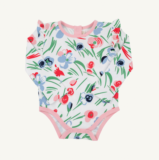 LS Wendy Onsie- Fair St Floral/Sandpearl PInk