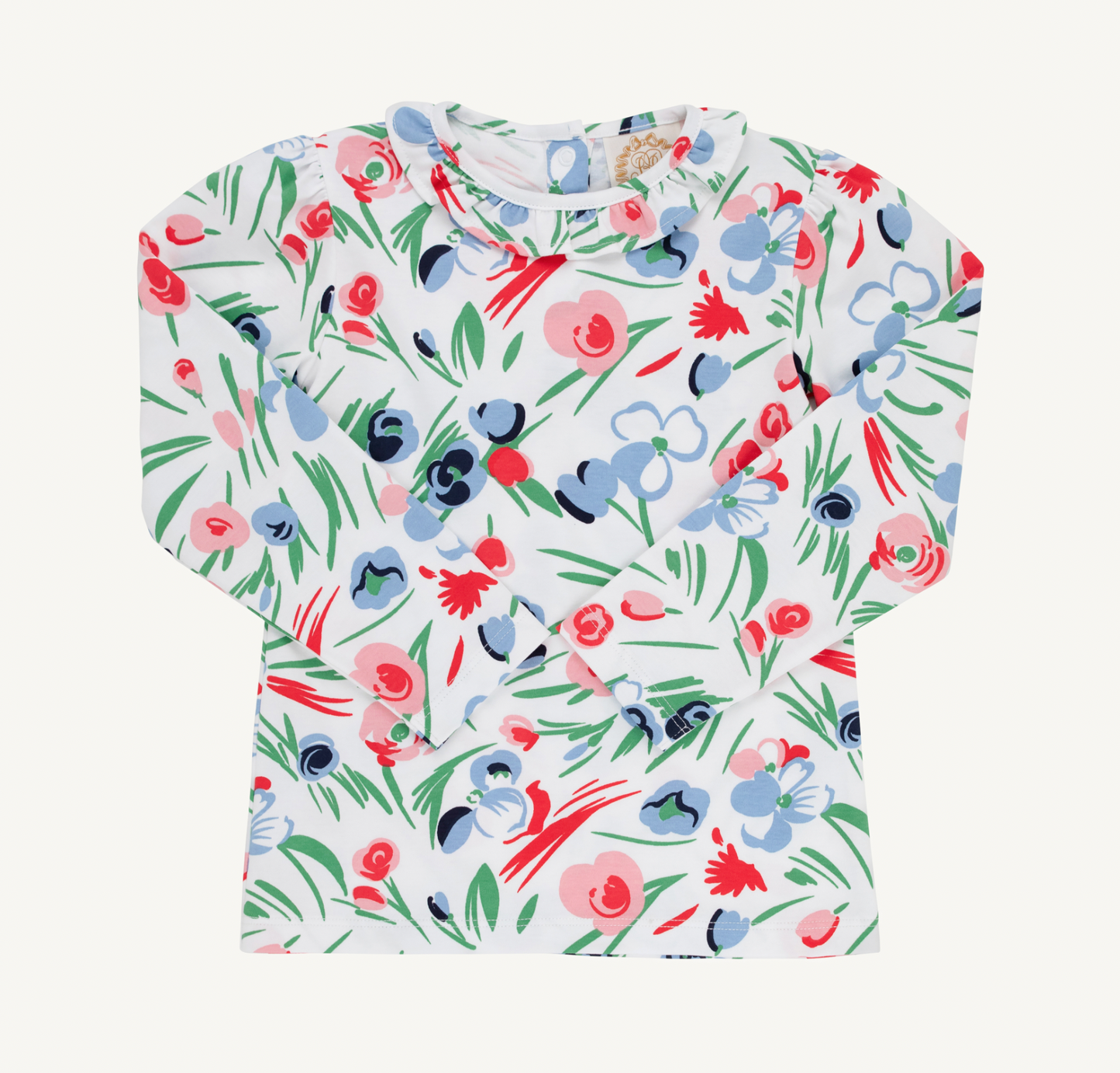 Reece Ruffle Top- Fair St Floral