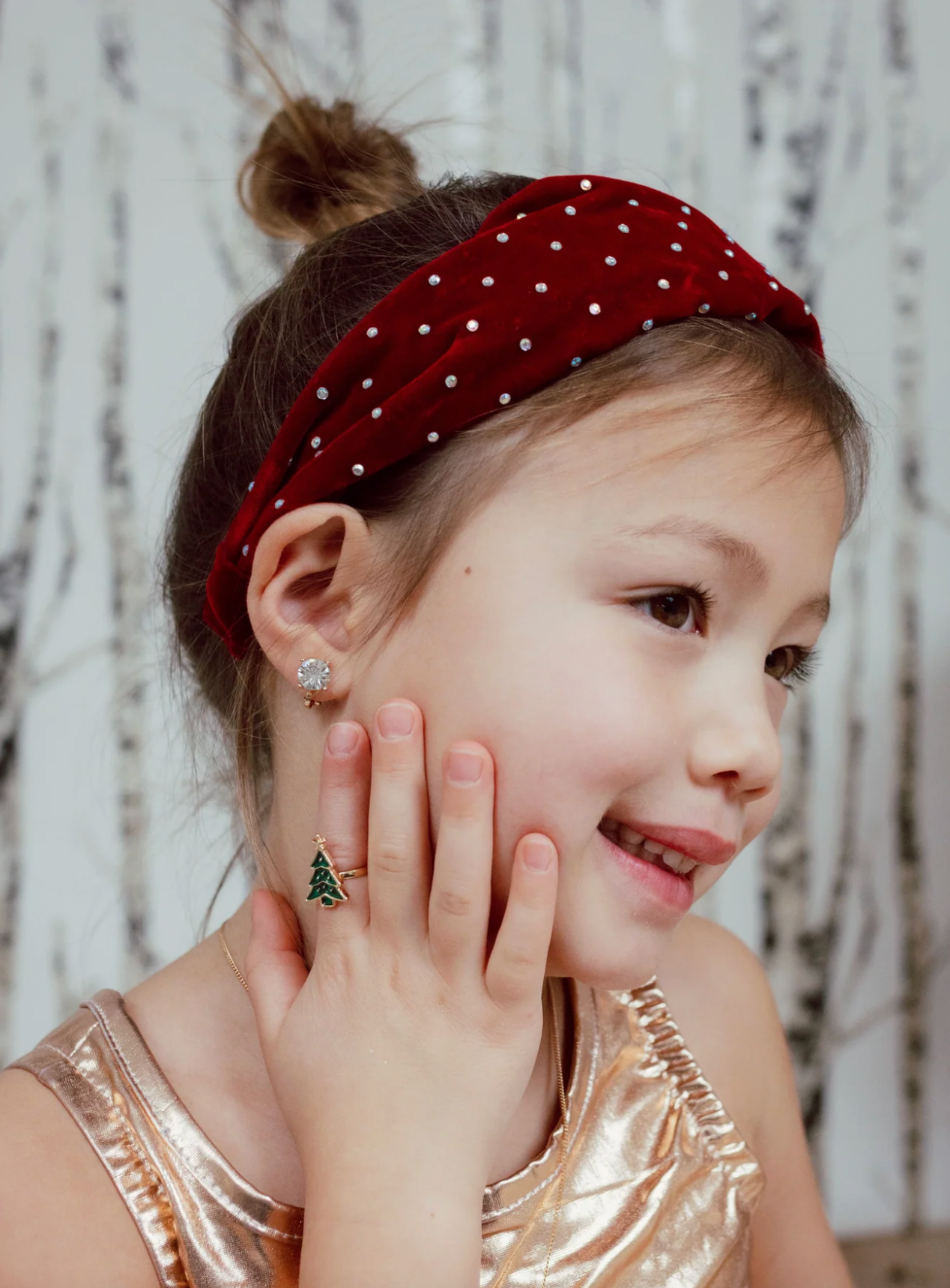 All Aglow Holiday Rings, 2pc